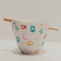 Sailor Moon  Ramen Bowl with Chopsticks