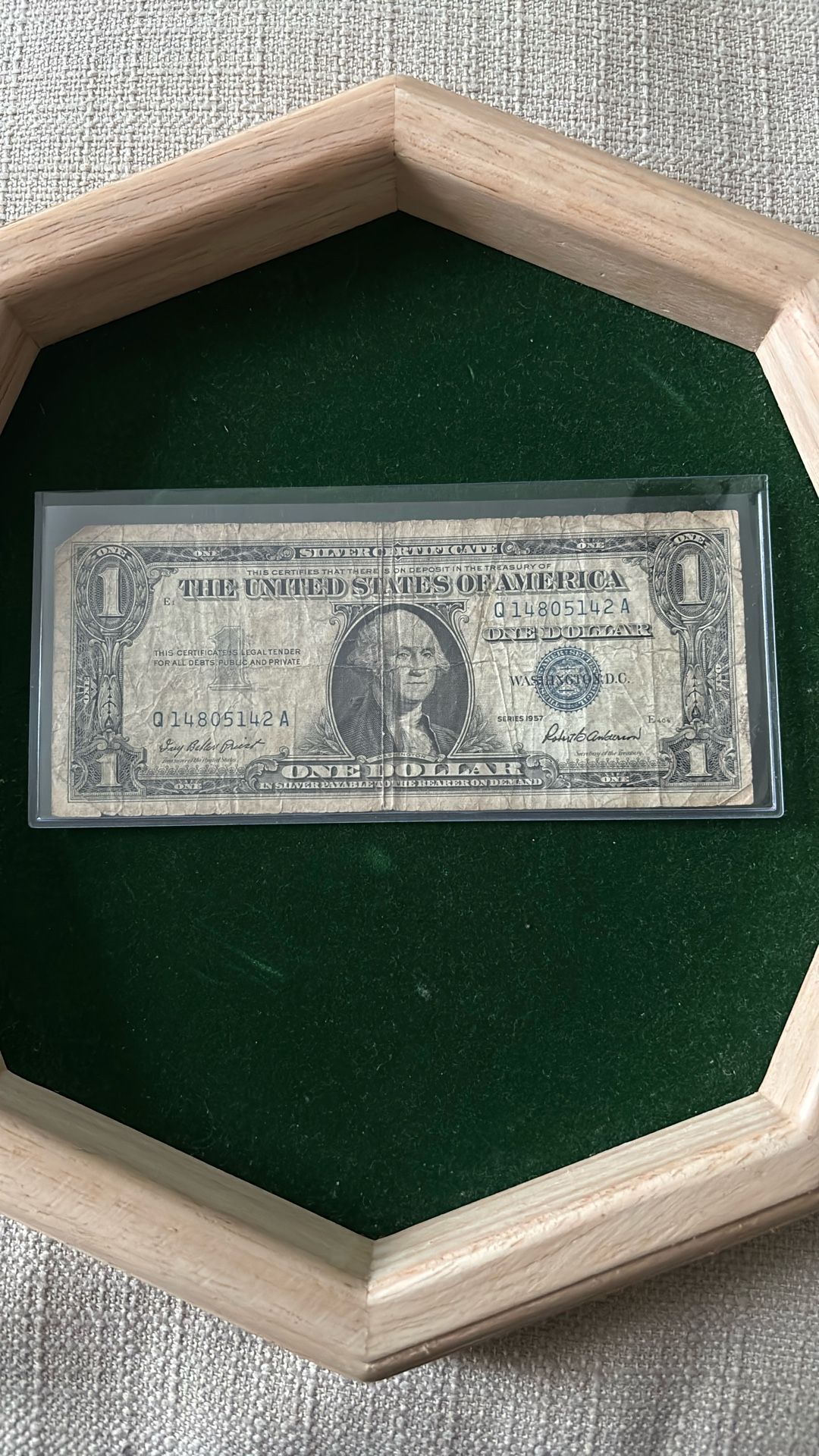 Silver Certificate $1 1957