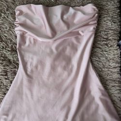 Blush Mini Slip Dress 