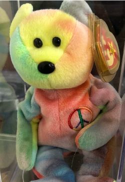 TY beanie baby peace the bear