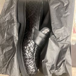 New vintage Italian sole leather mens dress shoes sz13
