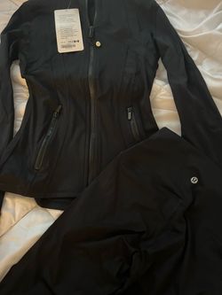Lululemon Black Zip-Up Jacket Size 2