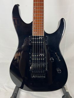 ESP LTD M-200 FM with Jatoba Fretboard Solid Black