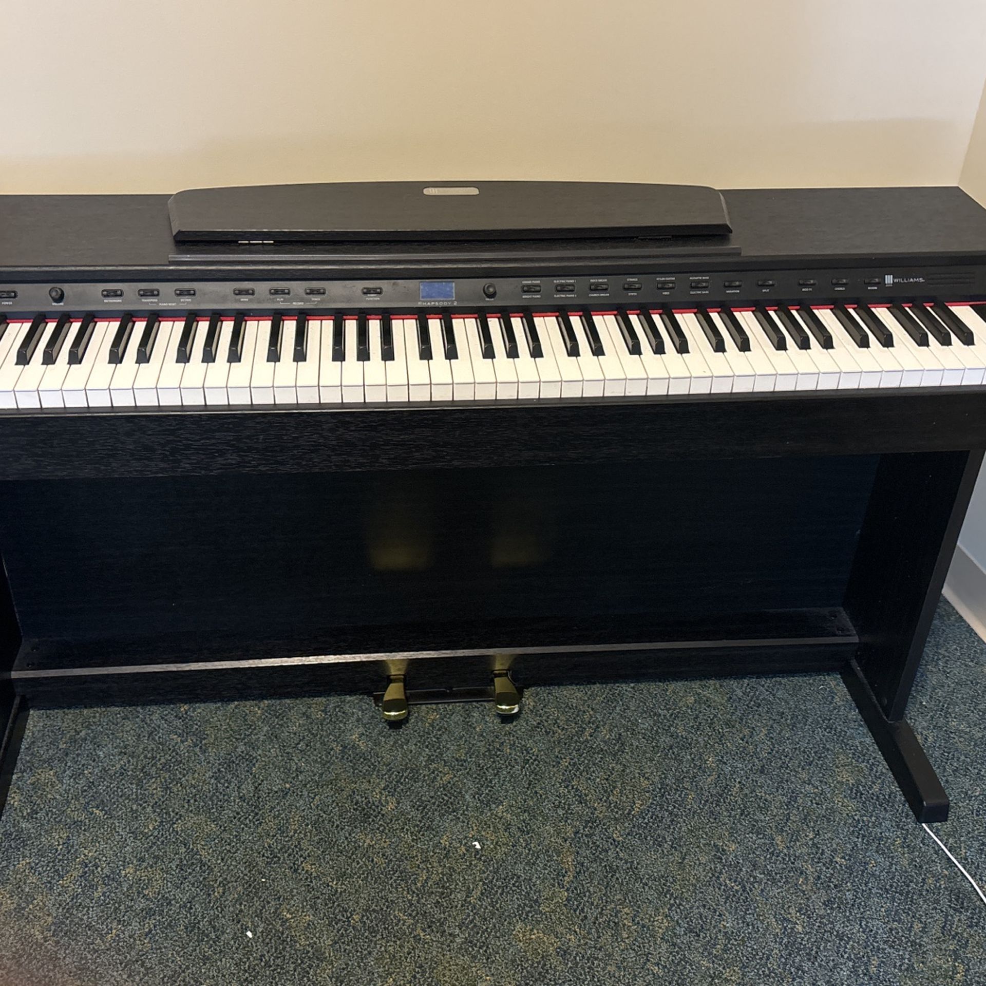 Digital piano: Williams rhapsody 2