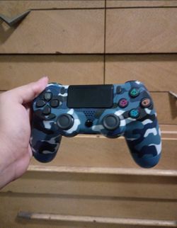 New PS4 controller Blue Camo Fully Working and Tested DualShock 4