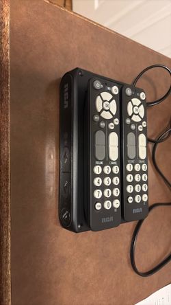 RCA TV converter box with two remotes