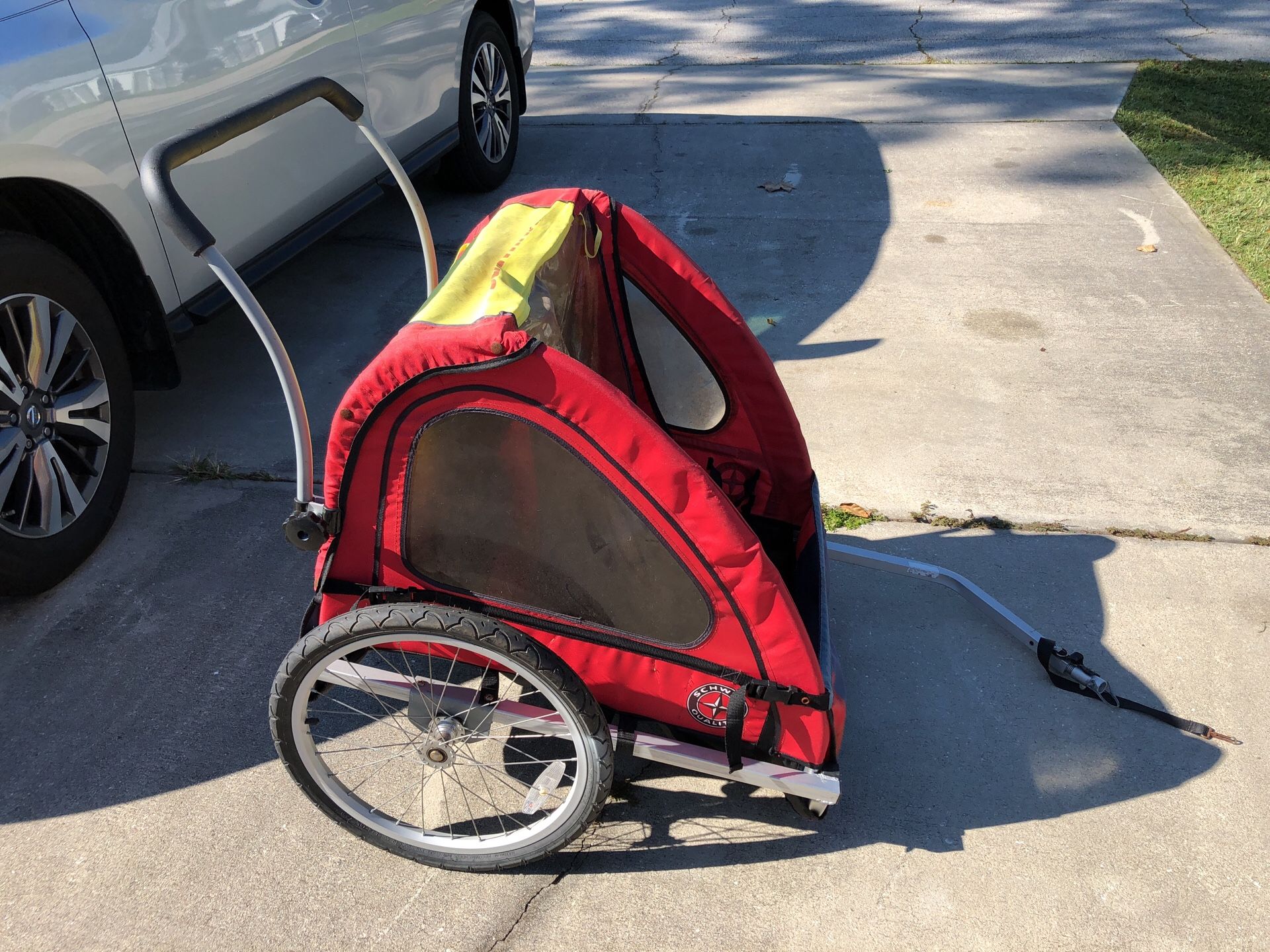 Jogger or bike trailer for important cargo!