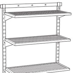 IKEA Border Garage Shelf System