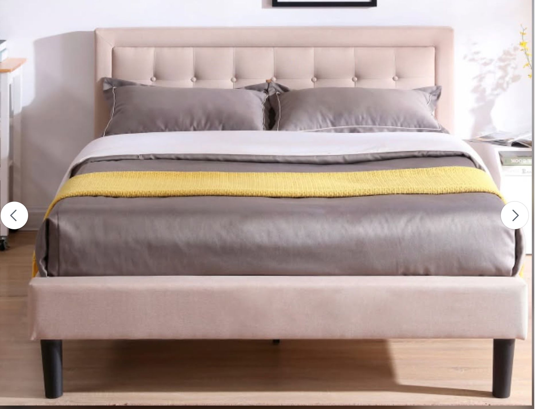 Like New Queen Bed Mattress & Bed Frame
