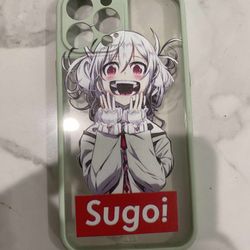 Green Iphone 13 Pro Max Case Sigoi Anime