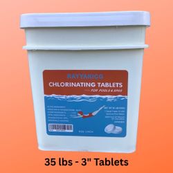 3 Inch Chlorine Tablets - 35 lbs
