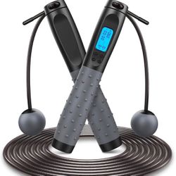 New! Jump Rope, Weighted Jump Rope, Cordless Jump Rope 3M Length Adjustable, Tangle-Free Jumping Rope