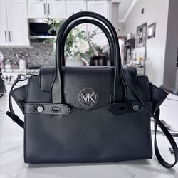 Black leather Michael Kors Purse