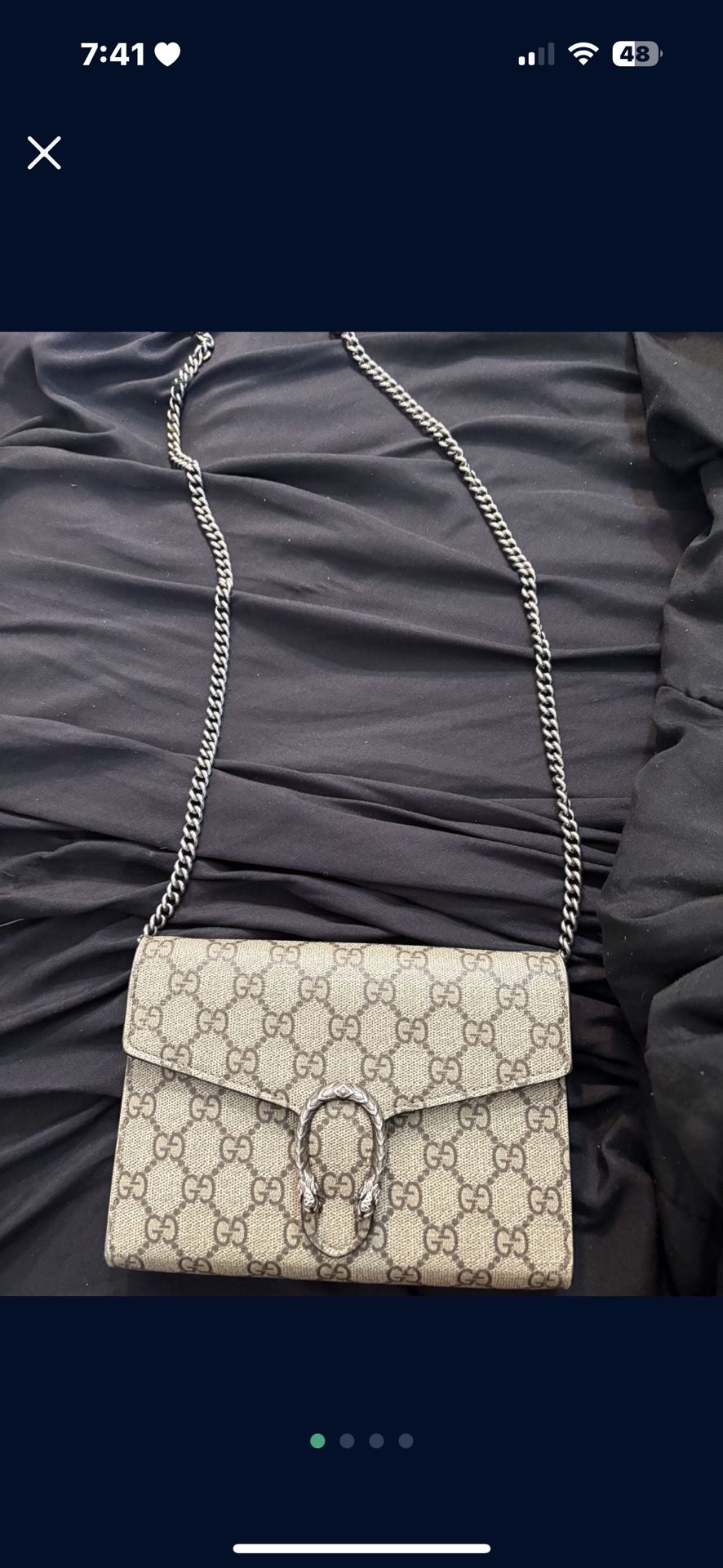 Authentic Gucci Dionysus GG Supreme Crossbody Bag – With Receipt & Dust Bag