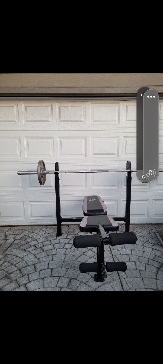 Olympic bench press n weights