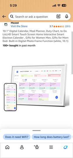 Digital calendar