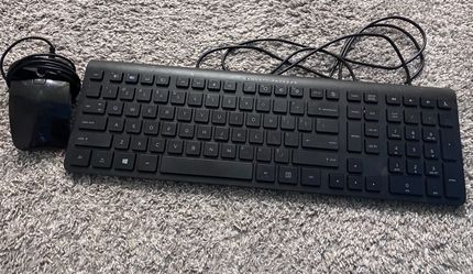 HP Wired Keyboard and Mouse Combo