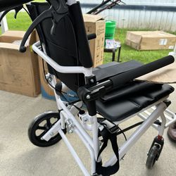 Collapsible Folding Manual Wheelchair 