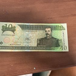 $10 Pesos Dominicanos ( Memorias )