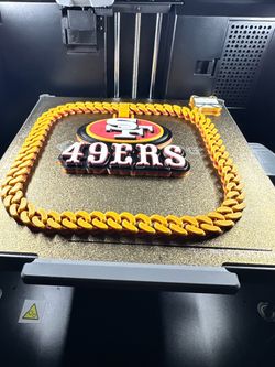 49ers Logo with Chain