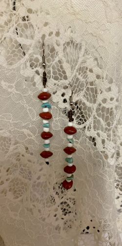 Handmade earrings with Turquoise