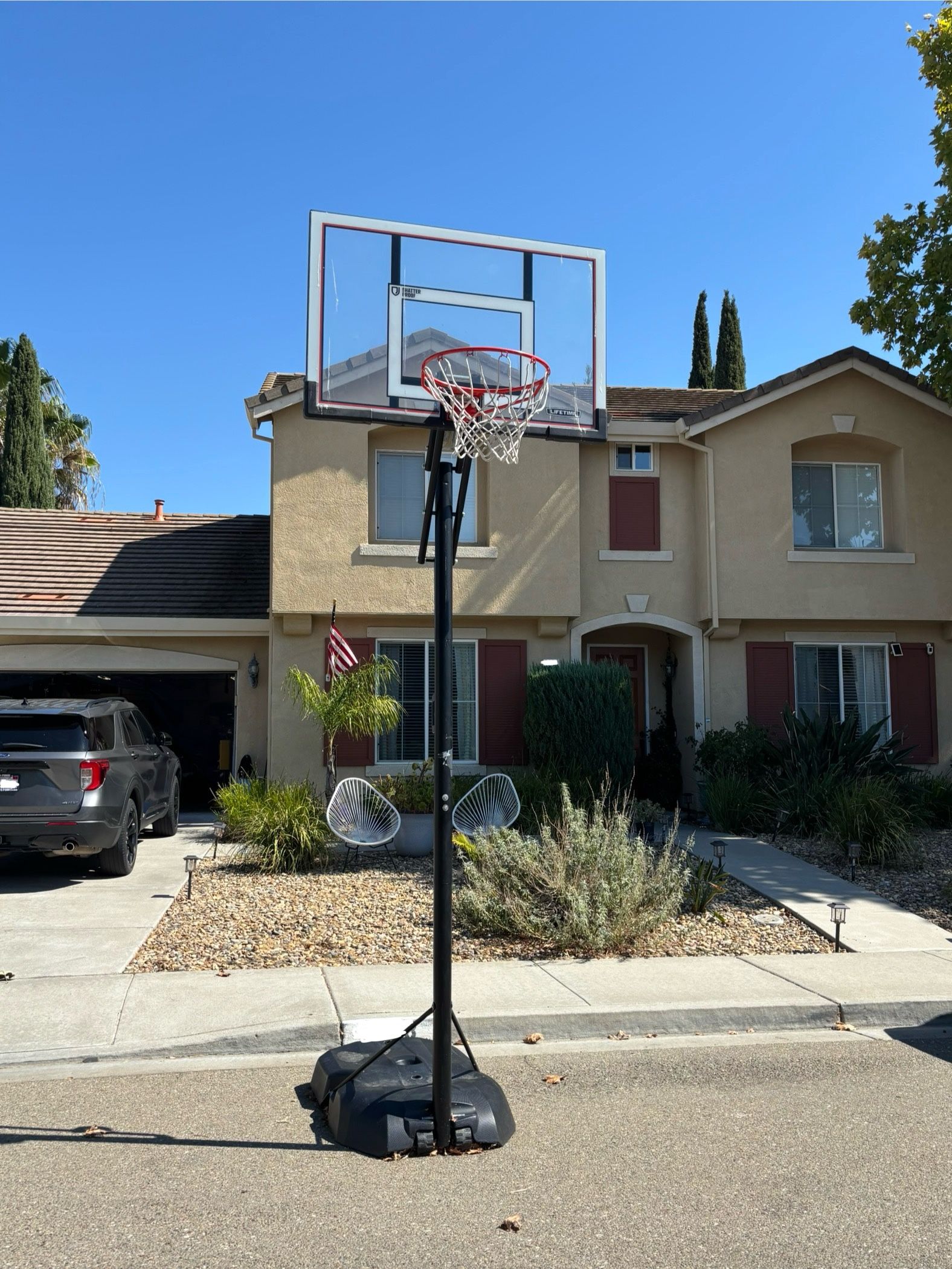 6” to 10” Tall Adjustable Basketball Hoop