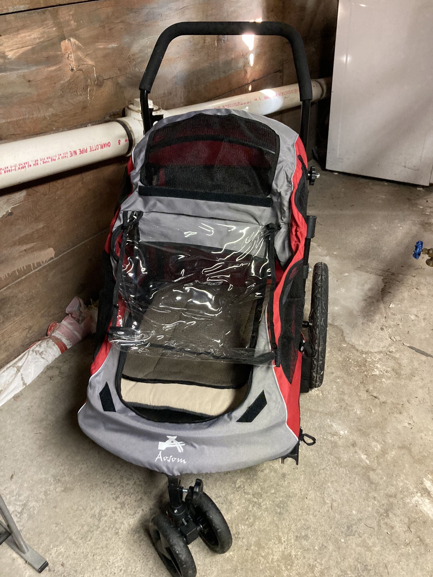 Aosom Kid Bike Trailer Foldable