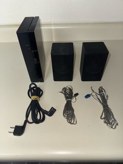SAMSUNG SWA-8500S 2.0 Rear Wireless Receiver Speaker Kit System Model (SWA-8500S/ZA ) with connection cable