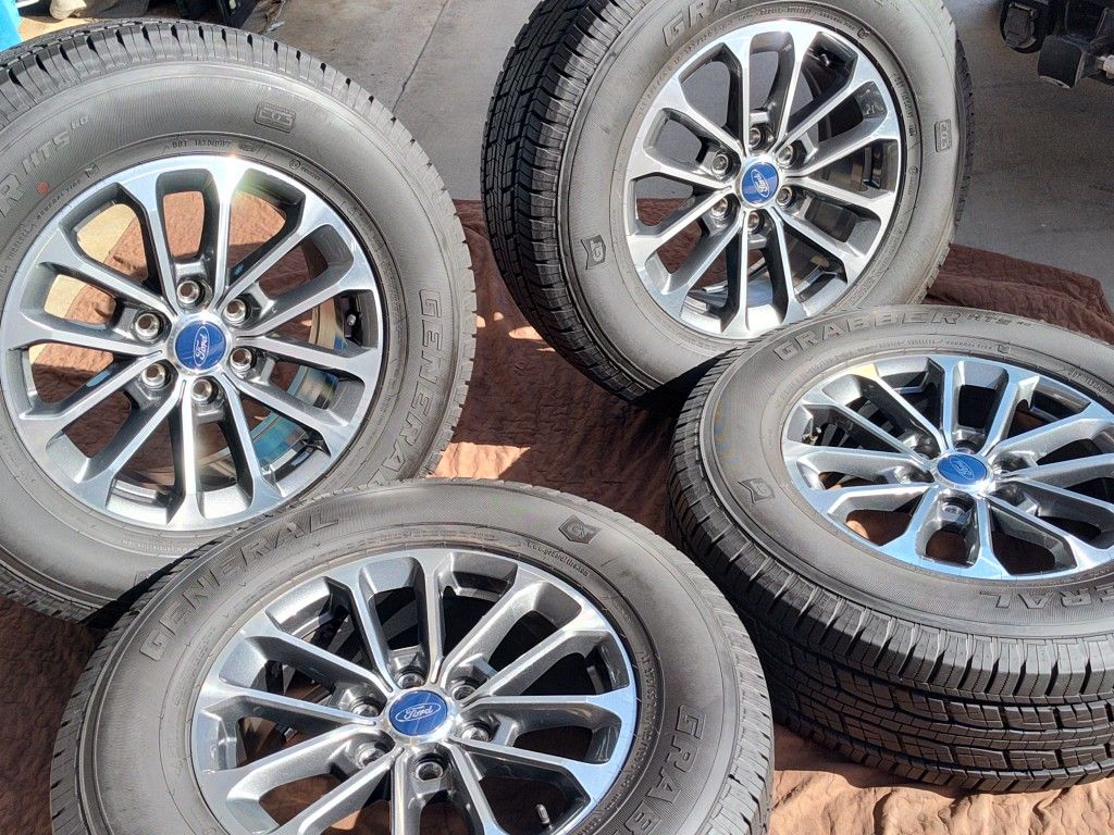 18" FORD WHEELS TIRES LIKE NEW 