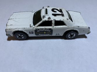 Hot Wheels White Police Car 1977