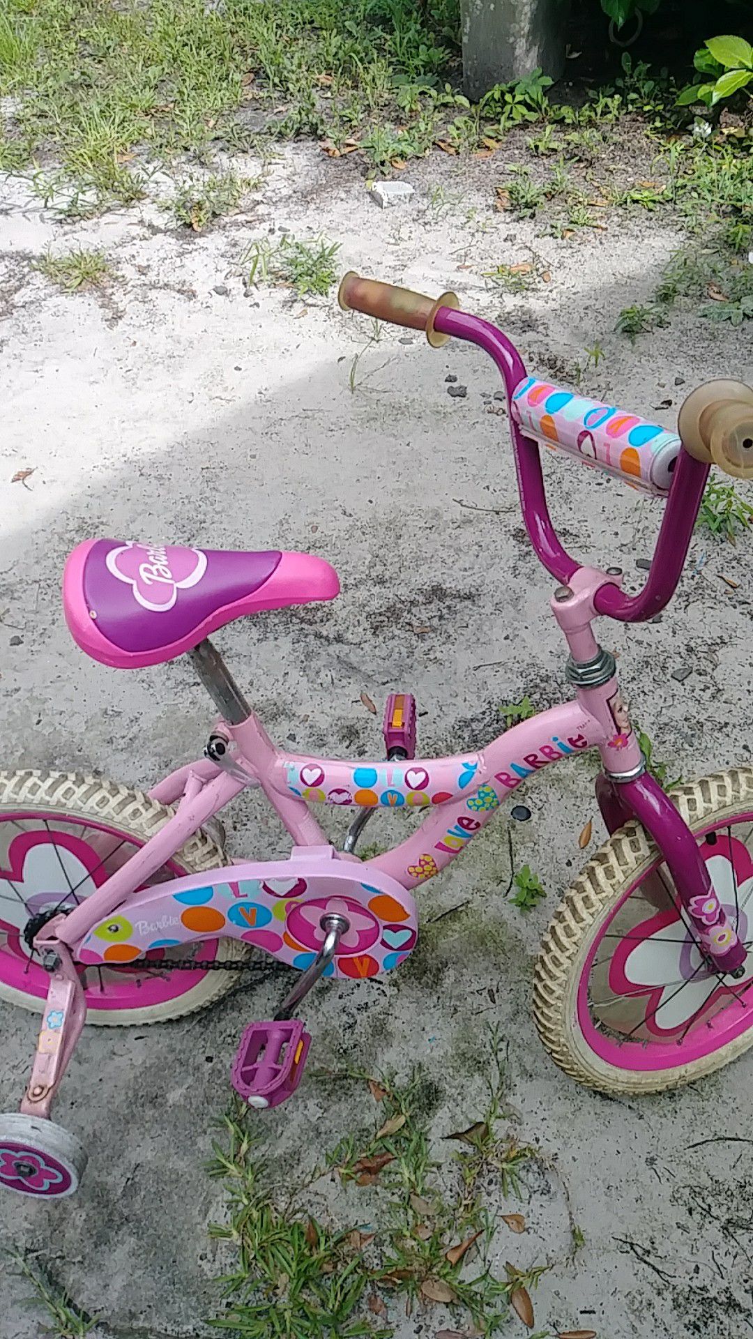 Barbie Little girls bike