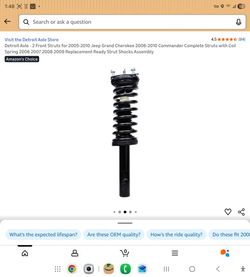 Front Struts Jeep Grand Cherokee 4.7