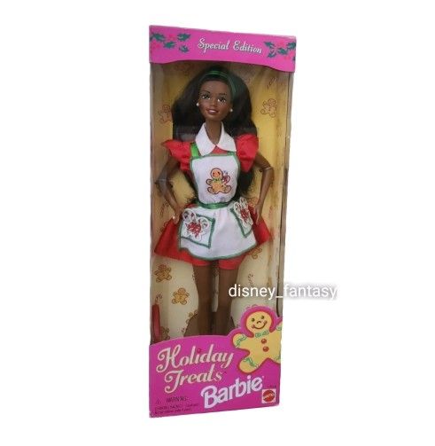 Barbie Holiday Treats Doll African American Black Special Edition 1997 Mattel