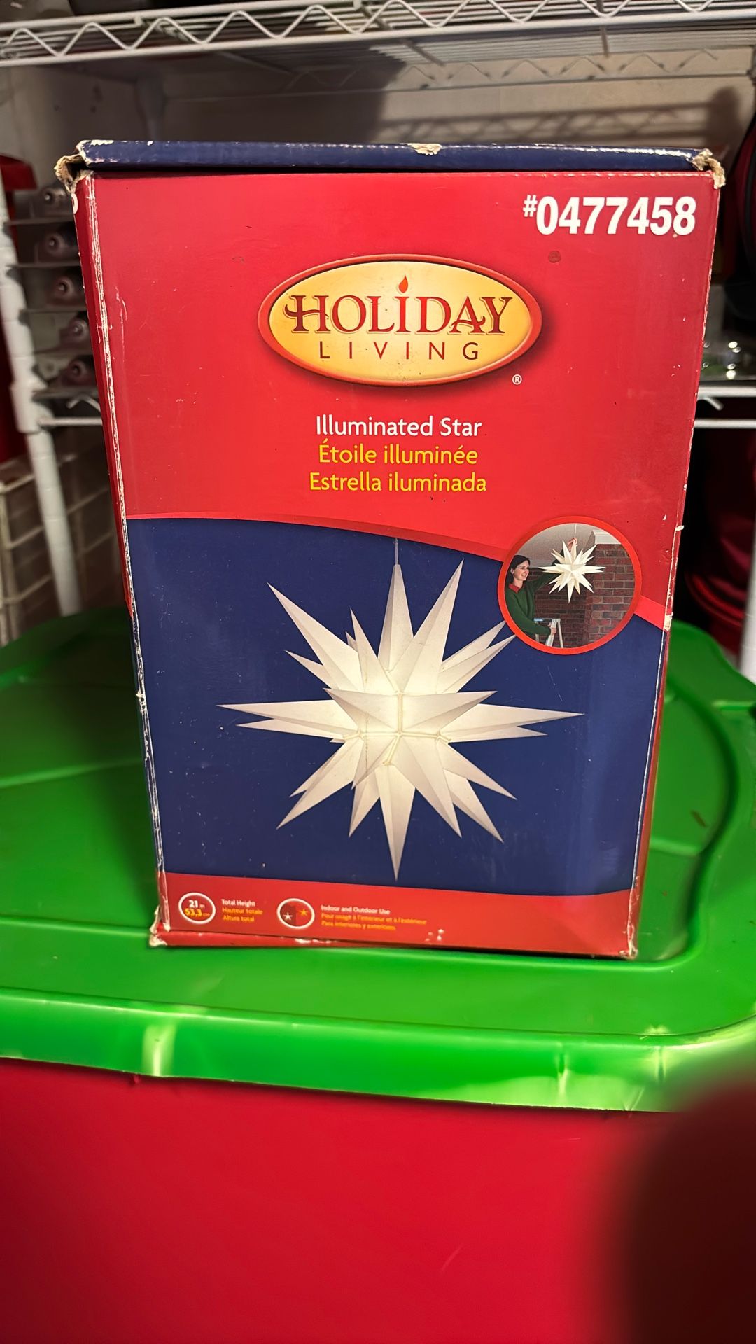 Holiday Star/ Illuminated… 21 In Height