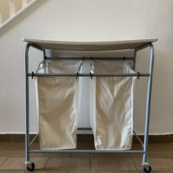 Laundry Basket With Iron Board