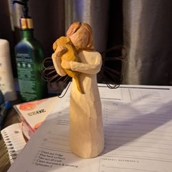 Willow Tree Angel With Puppy 
