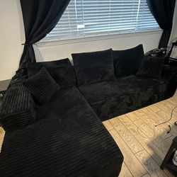 l shaped sofa w/ removable covers