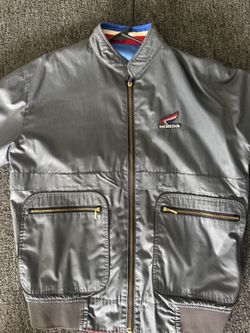 80s Vintage Honda Racing Team Jacket Reversible