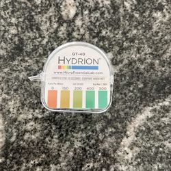 QT-40 Quaternary Sanitizer Test Tape 15 feet Roll Quat Color Chart 0-500 ppm Range