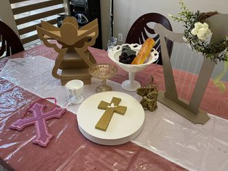 Baptism Decorations/Decoraciones De Bautizo