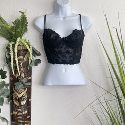 Black Lingerie Top