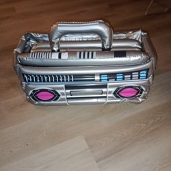 Inflatable Boom Box Cooler. Like New!