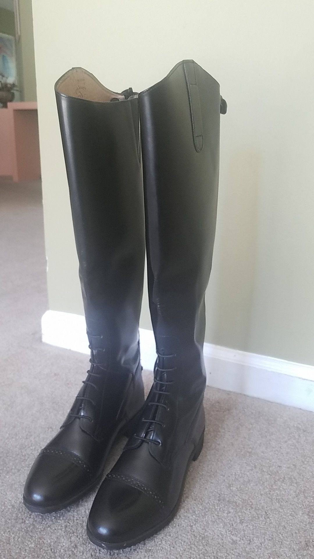 Saxon ladies syntovia tall boots.