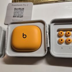 Beats Powerbeats Pro 2 Wireless On-Ear Bluetooth Headphones Orange MX743LL/A