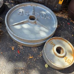 110lbs Olympic weight plates