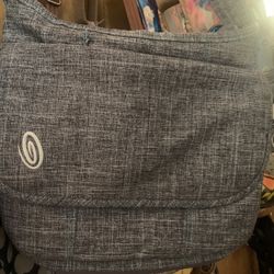 Gray Messenger Bag