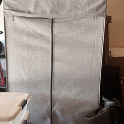 8ft Tall Wardrobe Grey 