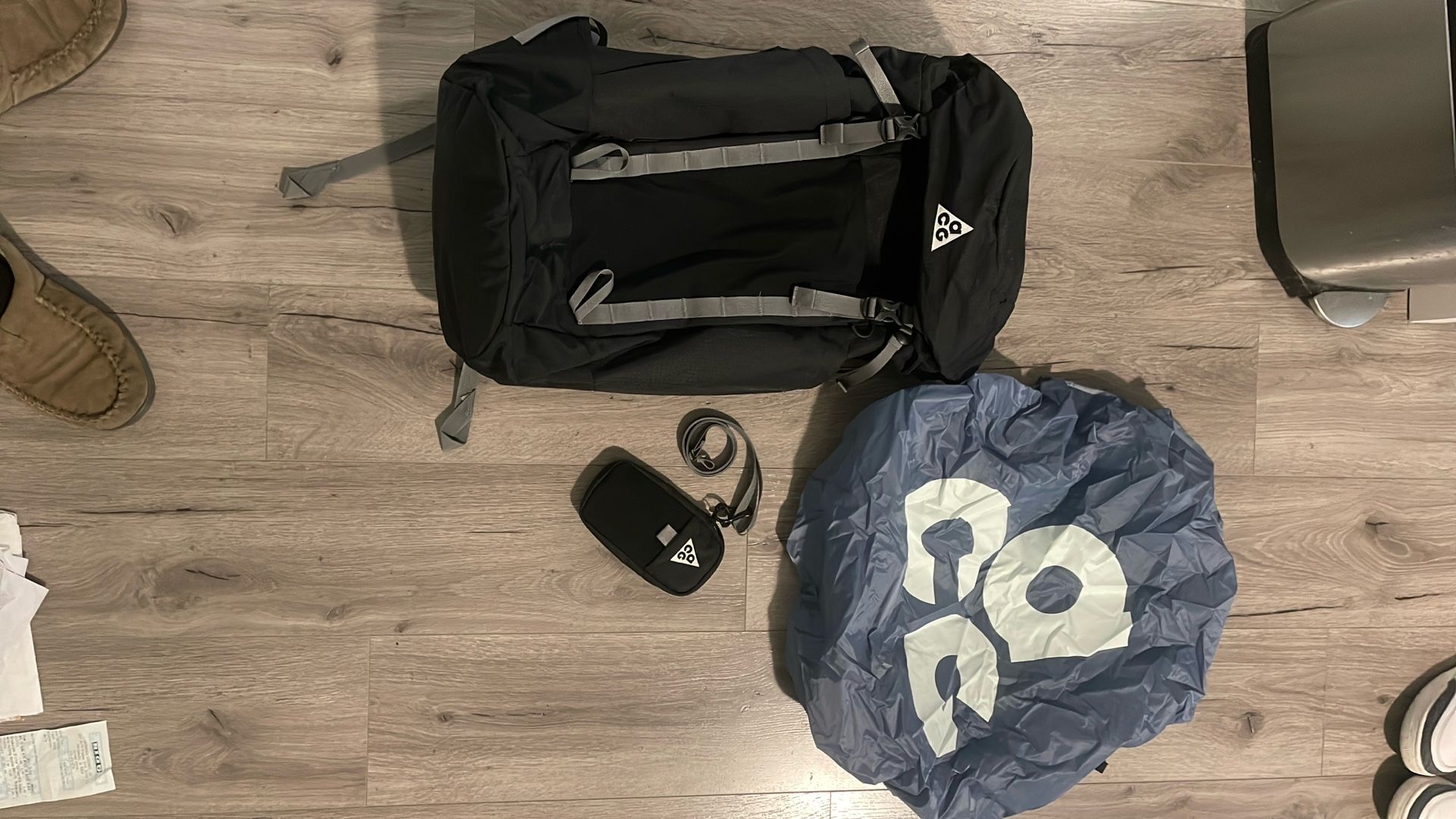 NIKE ACG BACKPACK LIMITED BLACK EDITION ULTRA LIGHTWEIGHT RAIN PROOF NEW BACKPACKING TRAVEL CAMPING REI MSR COLEMAN COOP