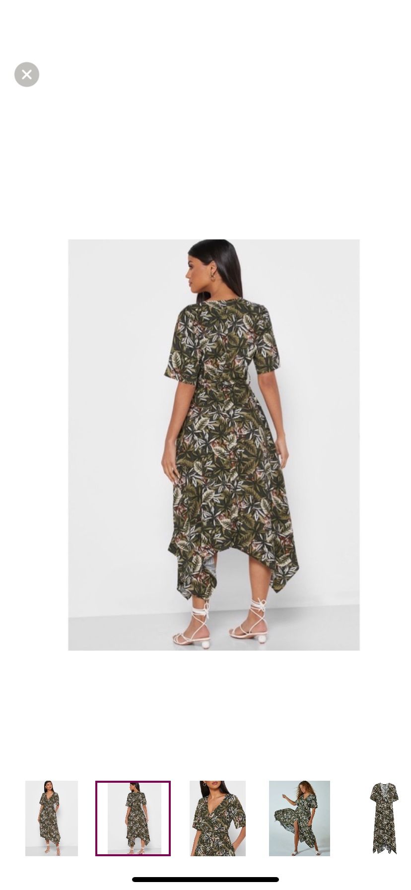 Brand New Woman’s Banana Republic brand Tiger Print Midi Wrap Dress Up For Sale