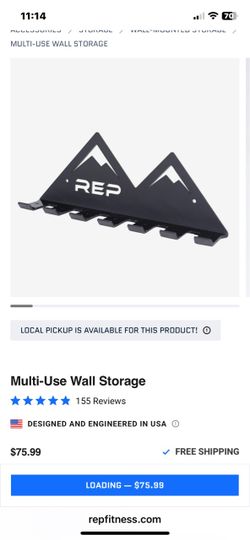 Rep fitness wall mount storage